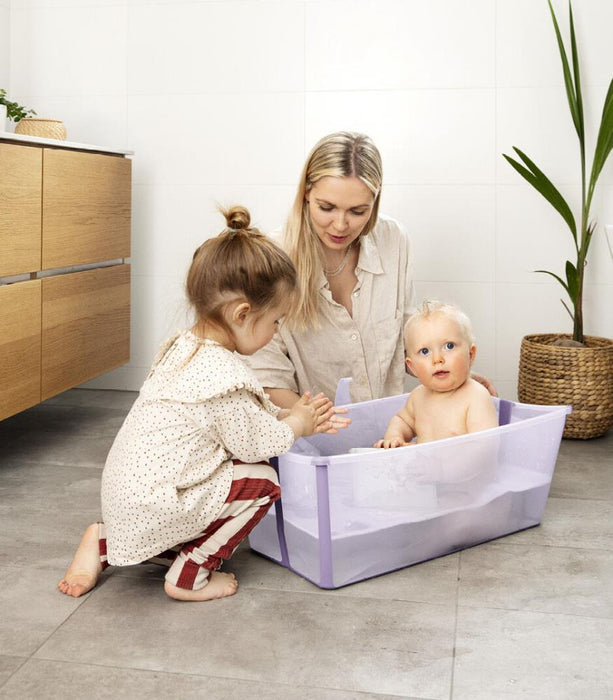 bañera plegable stokke Stokke Flexi Bath Bañera Plegable Lavanda | Cuidado del bebé