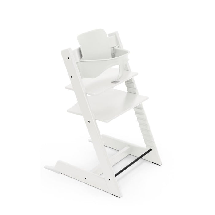 Pack Stokke Tripp Trapp + Baby Set² White + Almofada Clássica Star Silver