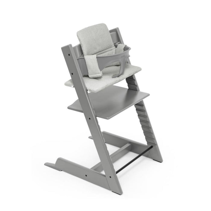Pack Stokke Tripp Trapp + Baby Set² Storm Grey + Almofada Clássica Nordic Grey