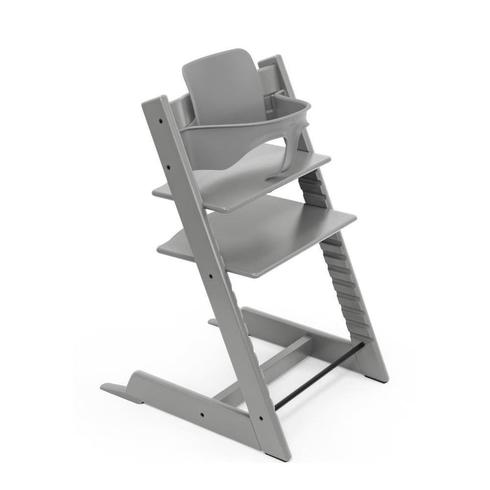 Pack Stokke Tripp Trapp + Baby Set² Storm Grey + Almofada Clássica Nordic Grey