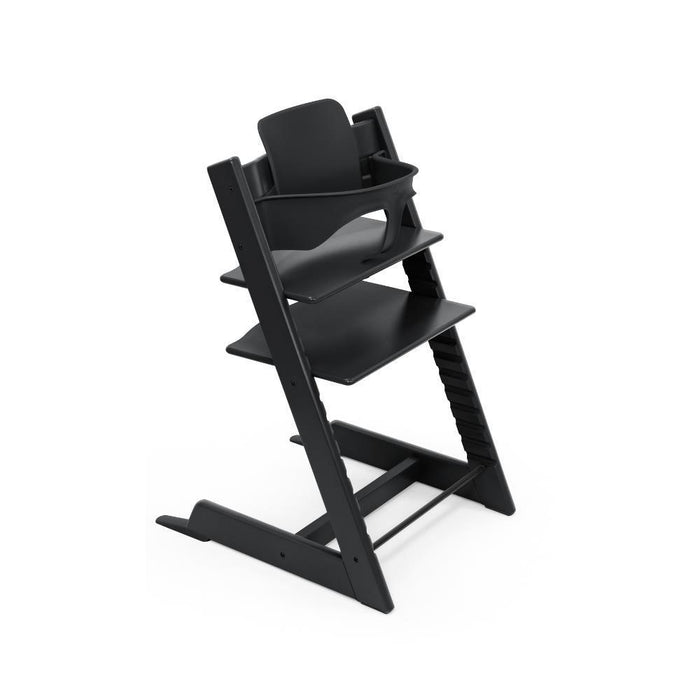 Pack Stokke Tripp Trapp + Baby Set² Black + Newborn Set Anthracite