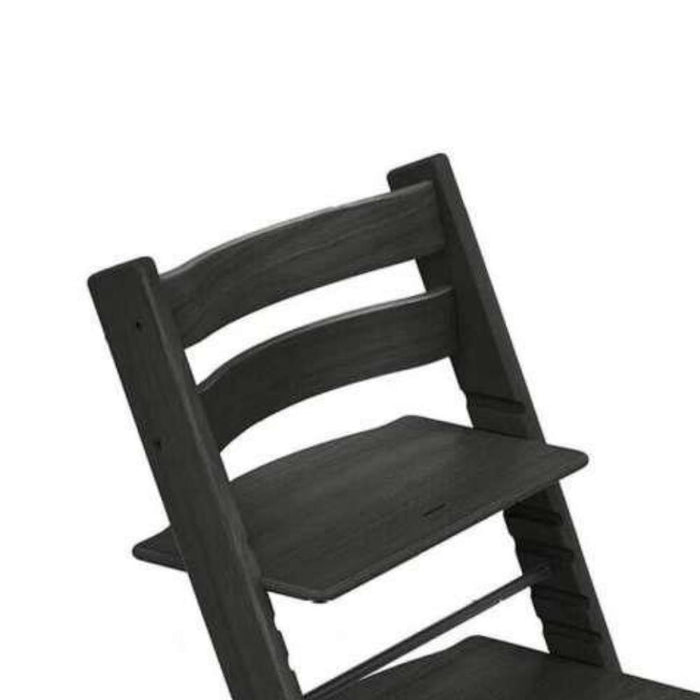 Pack Cadeira da Papa Stokke Tripp em Madeira Oak Black + Almofada Clássica Wheat Cream