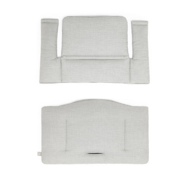 Pack Cadeira da Papa Stokke Tripp Trapp Black + Newborn Set Anthracite + Almofada Clássica Nordic Grey