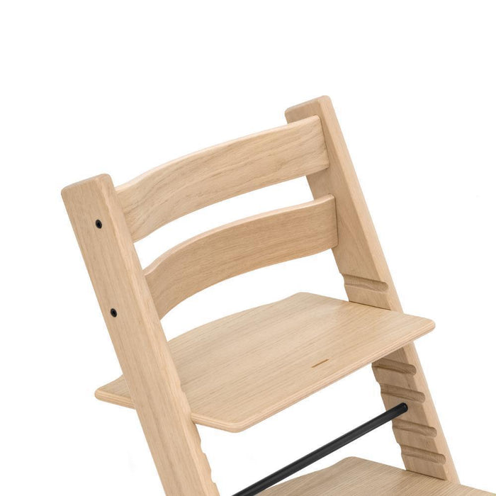 Pack Cadeira da Papa Stokke Tripp Trapp em Madeira Oak Natural + Newborn Set Grey + Almofada Clássica Terracota