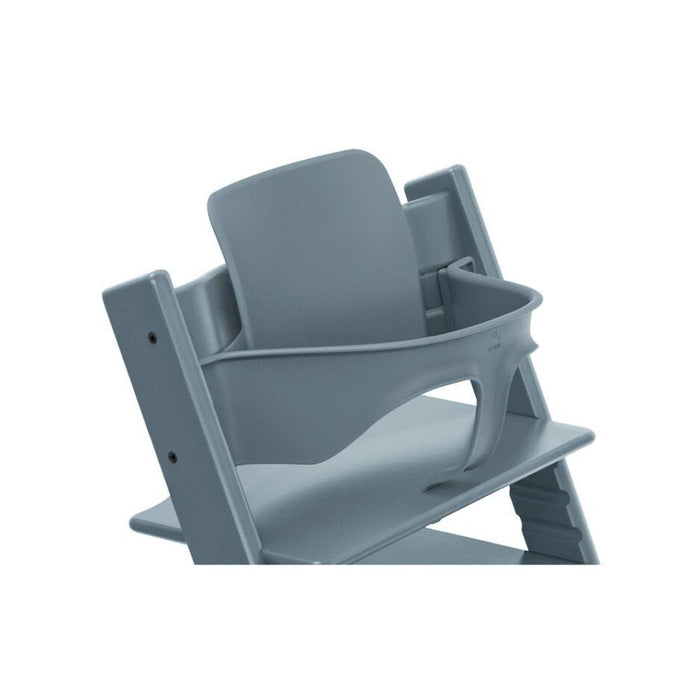 Pack Stokke Tripp Trapp + Baby Set²  Fjord Blue + Tabuleiro Vanilla White