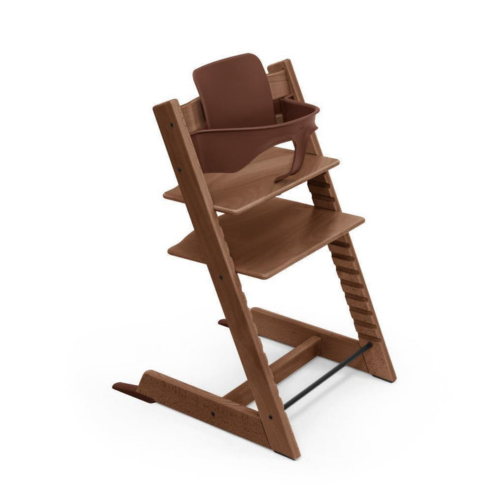 Pack Stokke Tripp Trapp + Baby Set² Warm Brown + Tabuleiro Vanilla White