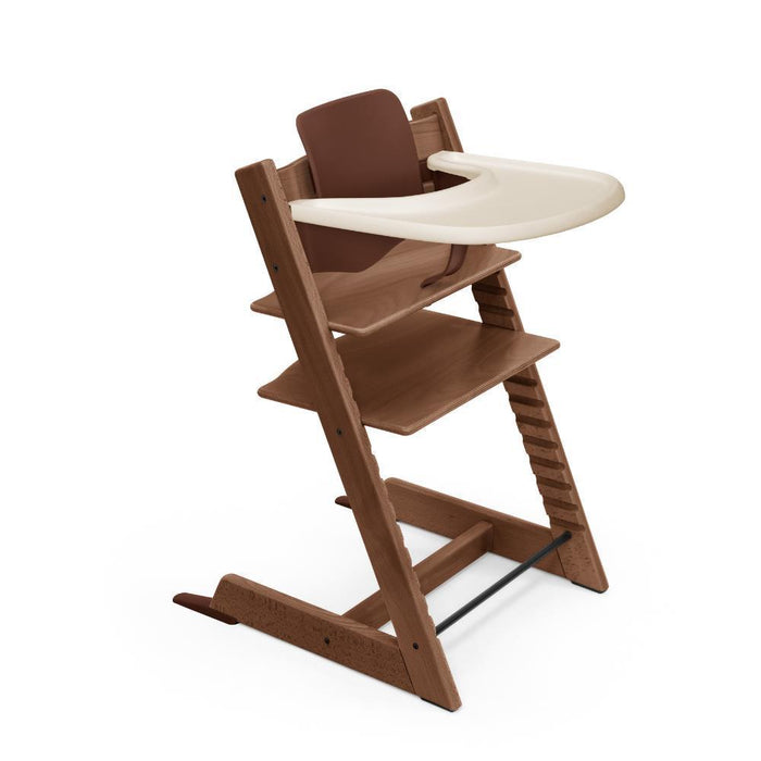 Pack Stokke Tripp Trapp + Baby Set² Warm Brown + Tabuleiro Vanilla White