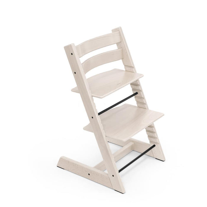 Pack Stokke Tripp Trapp Whitewash + Baby Set² White + Newborn Set Grey