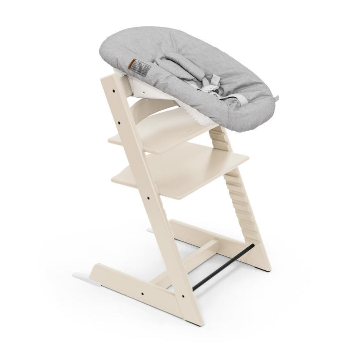 Pack Stokke Tripp Trapp + Baby Set² Vanilla White + Newborn Set Grey