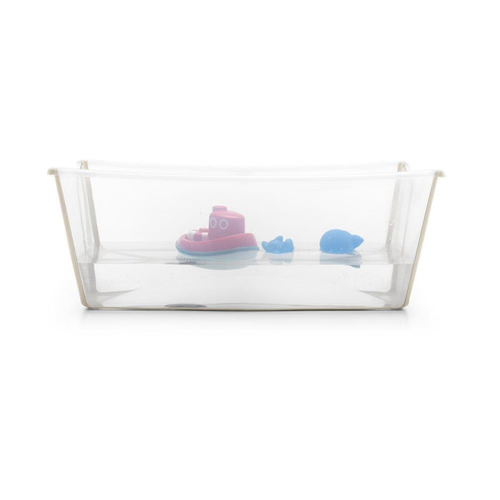 Pack Stokke Banheira Dobrável Flexi Bath Sandy Beige + Suporte