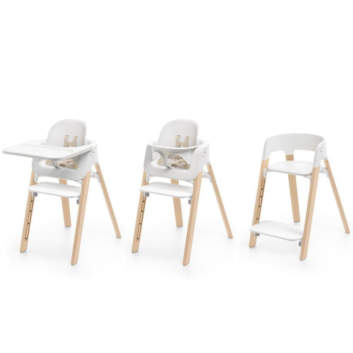 silla stokke steps Trona Stokke Steps, blanco/natural | Cuidado del bebé