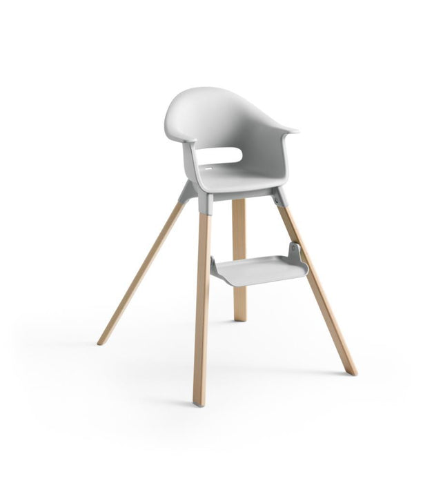 Cadeira da Papa Stokke Clikk Bamboo Cloud Grey/Natural