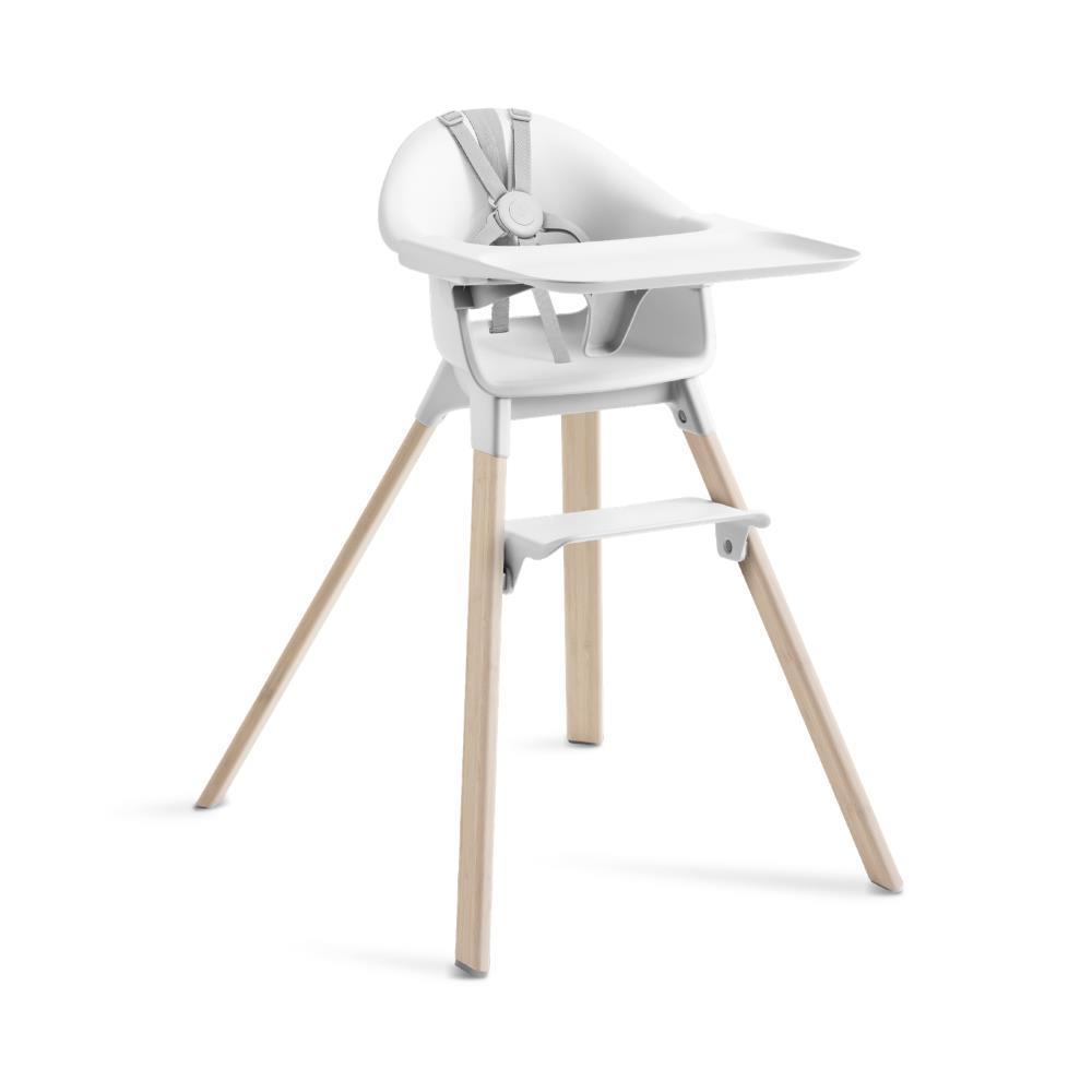 Cadeira da Papa Stokke Clikk Bamboo White/Natural