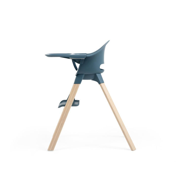 Cadeira da Papa Stokke Clikk Bamboo Fjord Blue/Natural