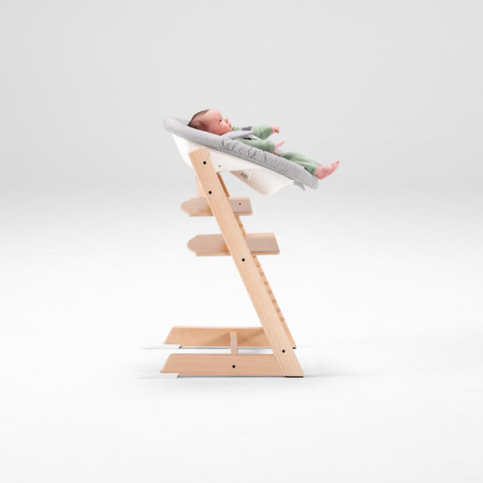 Stokke Bundle Tripp Trapp + Baby Set² Natural + Newborn Set Grey