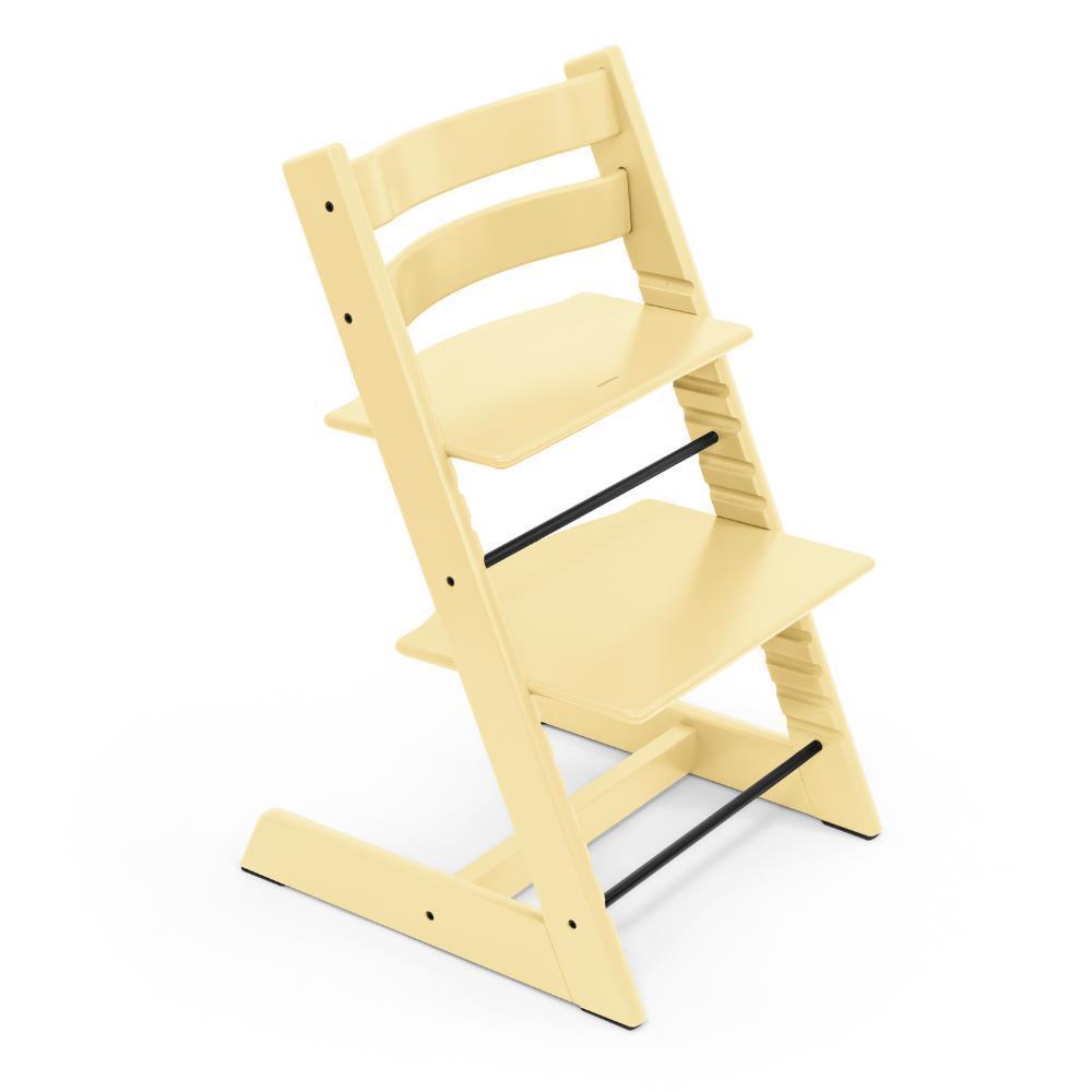 Cadeira da Papa Stokke Tripp Trapp em Madeira Lemon Yellow