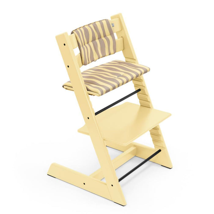 Cadeira da Papa Stokke Tripp Trapp em Madeira Lemon Yellow
