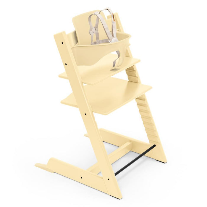 Cadeira da Papa Stokke Tripp Trapp em Madeira Lemon Yellow