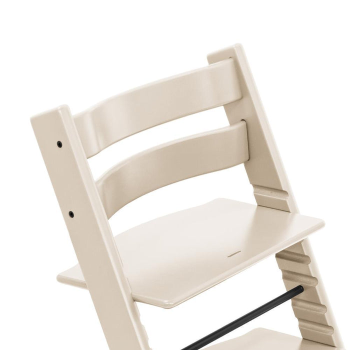 Pack Cadeira da Papa Tripp Trapp em Madeira + Baby Set² Vanilla White
