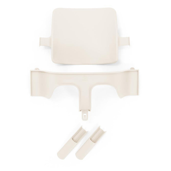 Pack Cadeira da Papa Tripp Trapp em Madeira + Baby Set² Vanilla White
