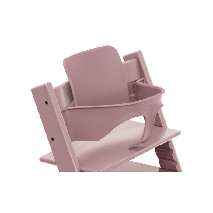 Pack Cadeira da Papa Tripp Trapp em Madeira + Baby Set² Heather Mauve