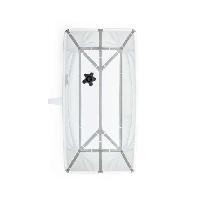 Pack Stokke Banheira Dobrável Flexi Bath White Grey + Suporte