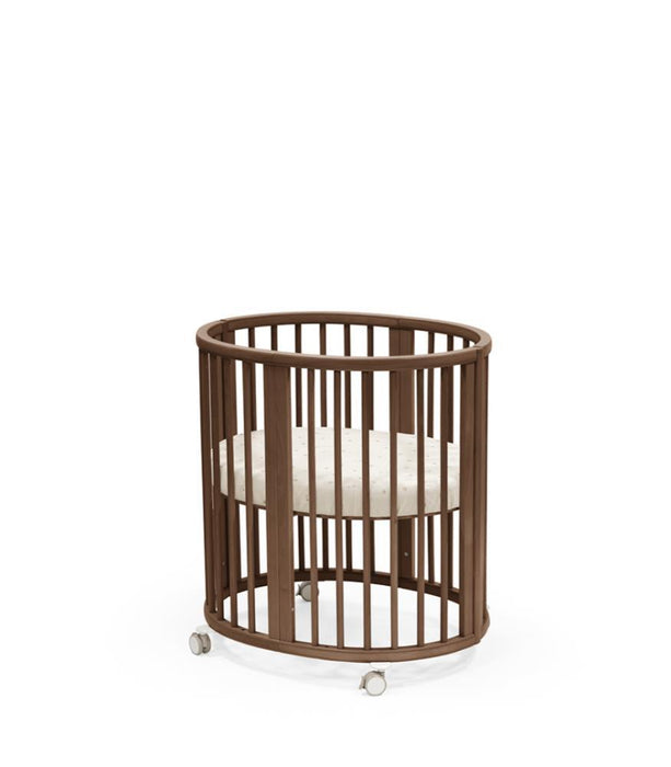 Lençol Ajustável para Berço Stokke Sleepi Mini Flower Ecru