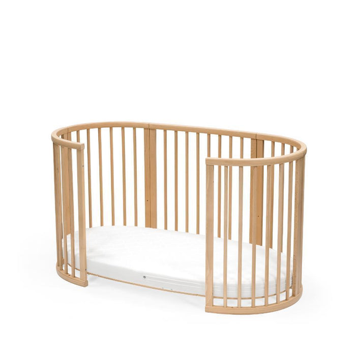 Pack Stokke Cama Sleepi V3 Natural + Colchão + Lençol Ajustável White
