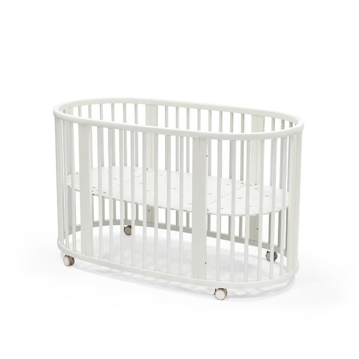 Pack Stokke Cama Sleepi V3 White + Colchão + Lençol Ajustável White