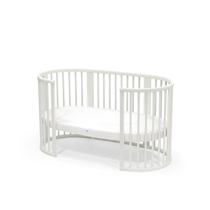 Pack Stokke Cama Sleepi V3 White + Colchão + Lençol Ajustável White