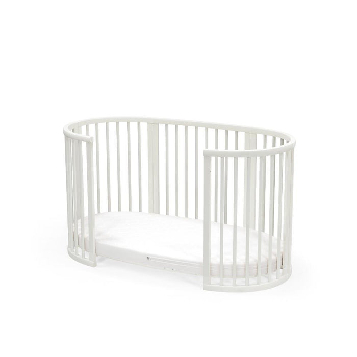 Pack Stokke Cama Sleepi V3 White + Colchão + Lençol Ajustável White