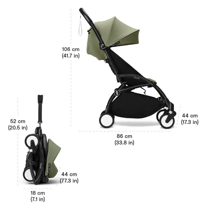 Yoyo 0+ Newborn Pack Olive | Stroller | Stokke — BabyCool Yoyo 0+ Newborn Pack Olive | Stroller | Stokke — BabyCool