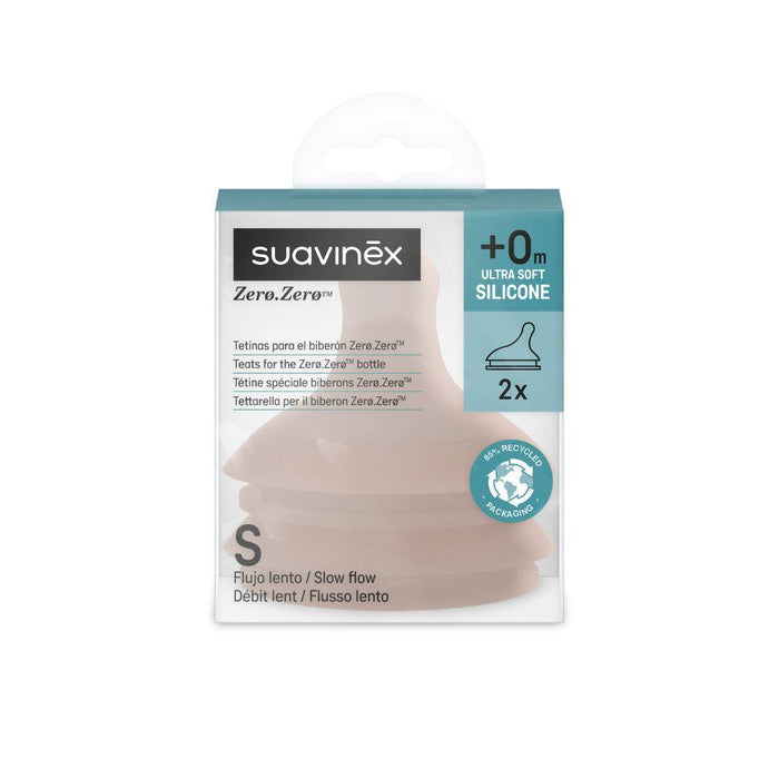 2 Tetinas Suavinex Zero Zero Fluxo S TU Deep +0m