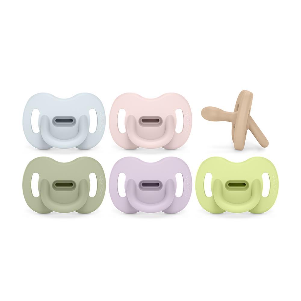Chupete fisiológico Suavinex Sx Pro Smoothie Soft Colors de 0 a 6 meses