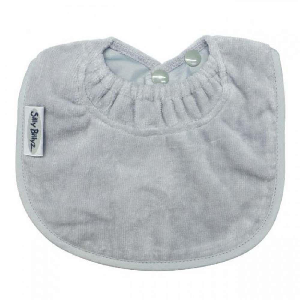 Silly Billyz Newborn Bib Gray