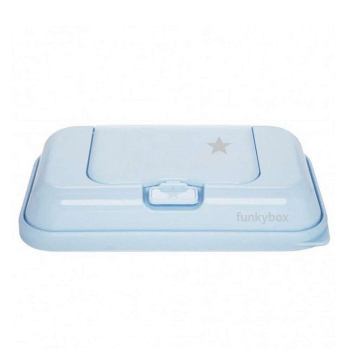 Funkybox To Go Pastel Blue Glitter Wipes Box