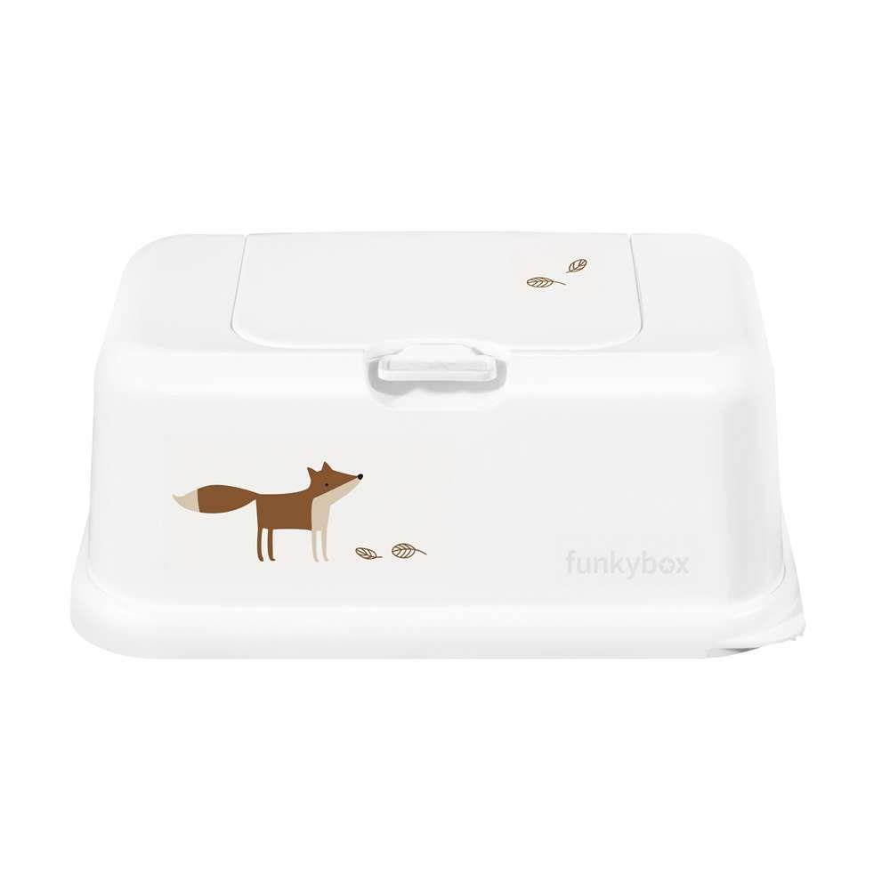 Funkybox Caja de Toallitas Matte Fox Blanco
