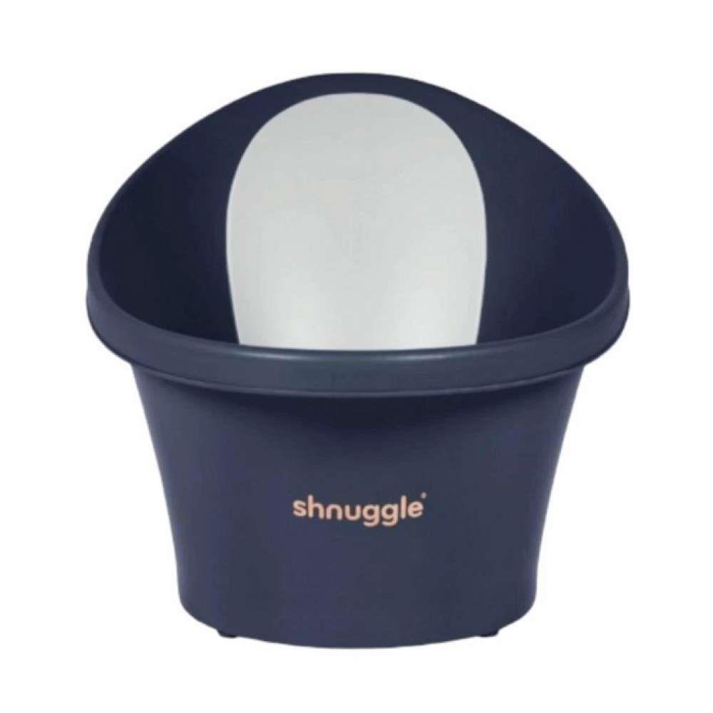 Bañera Shnuggle azul marino y blanca de edición limitada