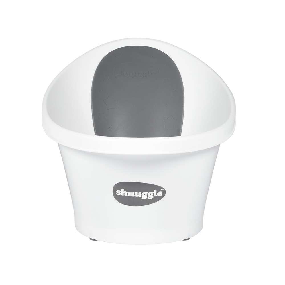 Bañera Shnuggle blanca con estrellas grises
