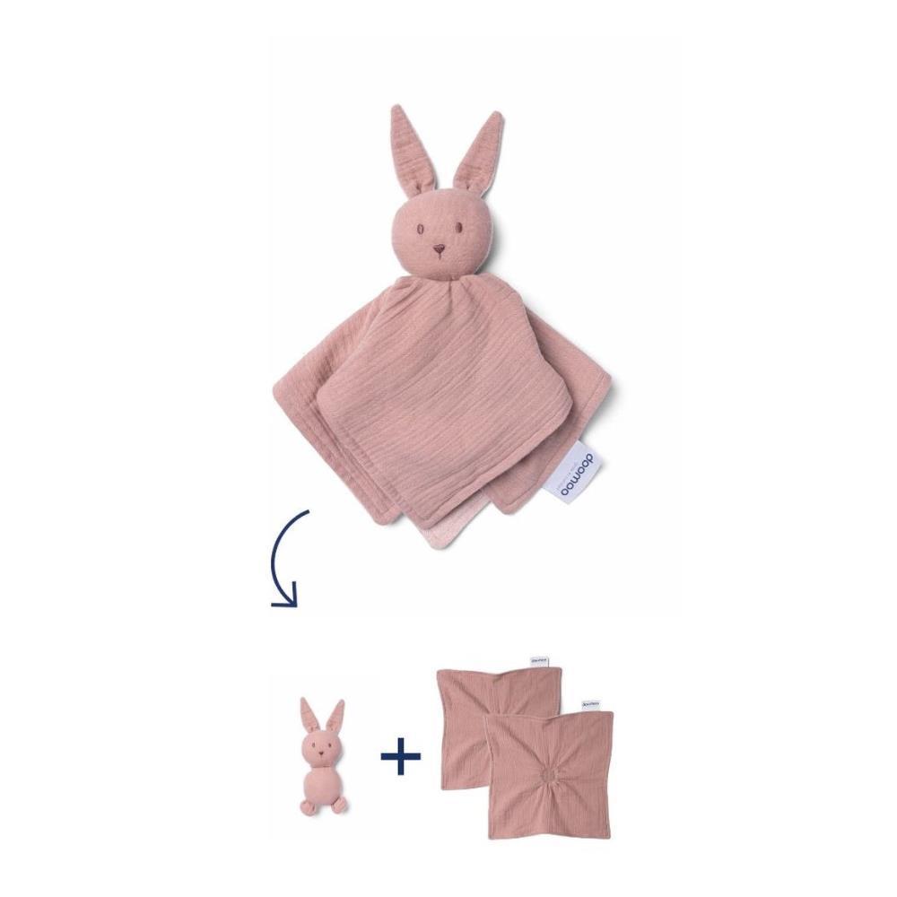 Doudou You & Me Coelho/Urso Rosa