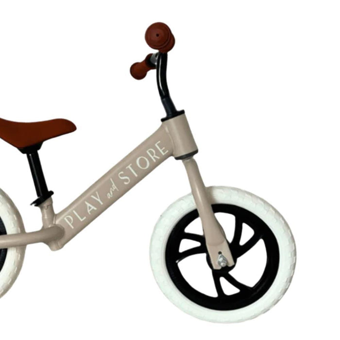 Bicicleta de Equilíbrio Play&Store Premium Light Taupe