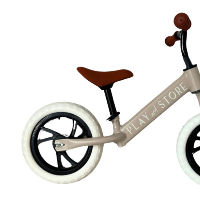 Bicicleta de Equilíbrio Play&Store Premium Light Taupe