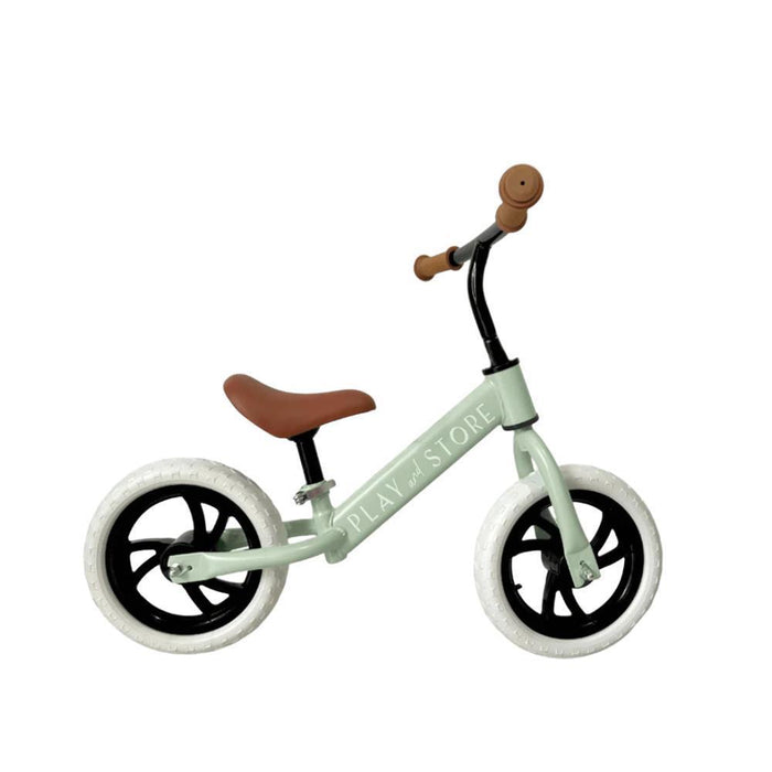 Bicicleta de Equilíbrio Premium Play&Store Green