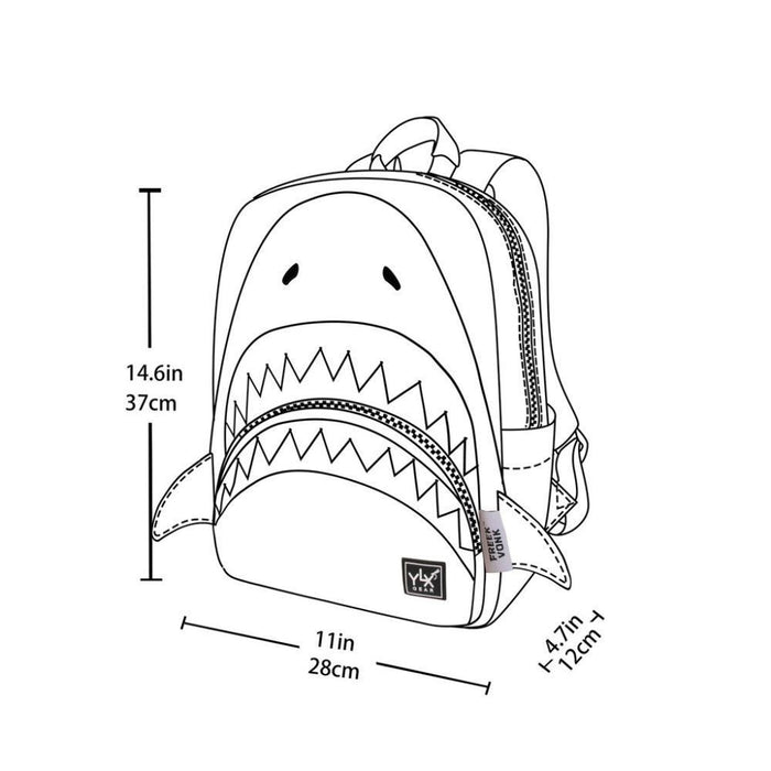 Freek Vonk Shark Glowing Bite Backpack 37x28cm