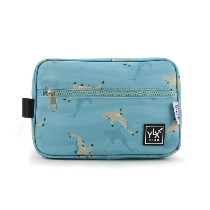 Estuche/Neceser Agua &amp; Tiburones Turquesa 24x17cm