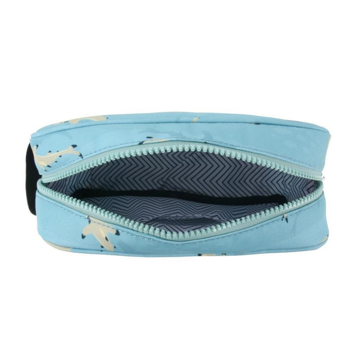 Estuche/Neceser Agua &amp; Tiburones Turquesa 24x17cm