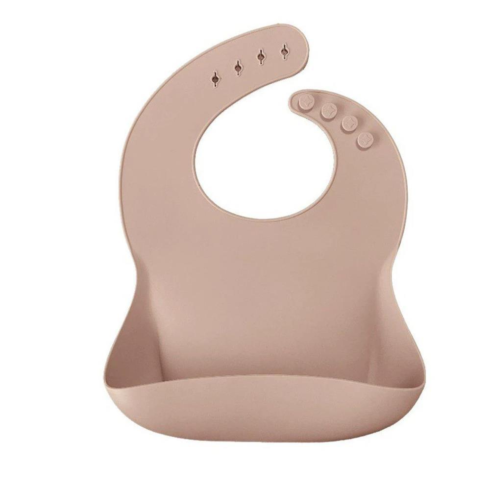 Minikoioi Bubble Silicone Bib Beige