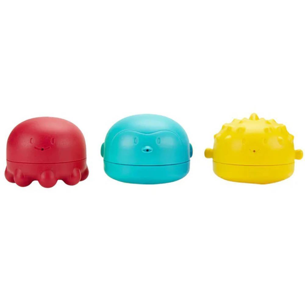 3 Brinquedos de Banho Animais Anti-Mofo Ubbi