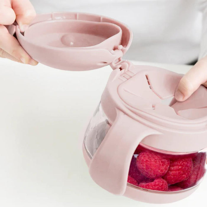Taça para Snacks com Asas Ubbi Rosa 250ml