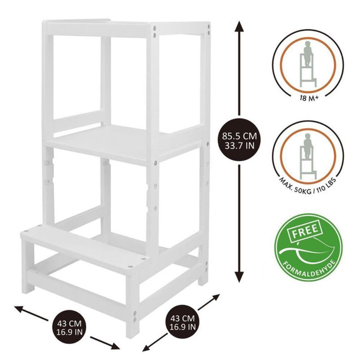 Torre Aprendizagem Montessori 509 Crew Cliff Branco